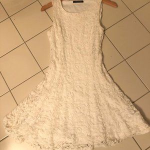 Summer white lace dress